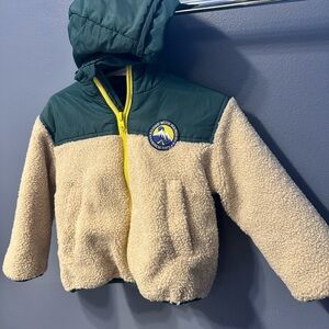 Zara Sherpa Jacket with Hood